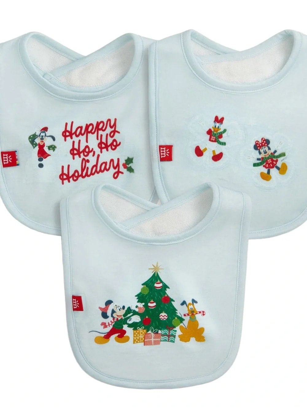 Magnetic Me Disney set of 3 Holiday Baby Bibs
